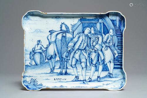 A Dutch Delft blue and white 'Return of the …