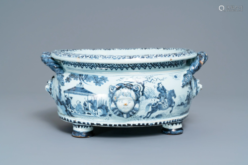 An exceptional Dutch Delft blue and white chin…