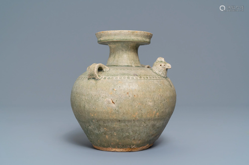 A Chinese Yue chicken-head ewer, Jin Dy…