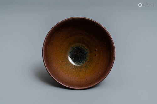 A Chinese Jian 'hare's fur' tea bowl, Song