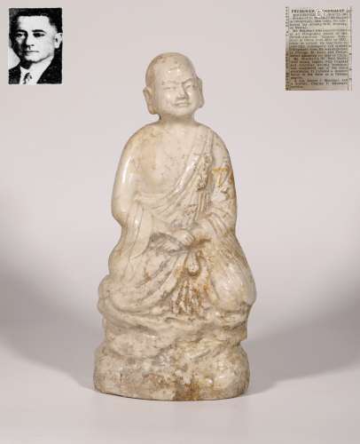 Song Dynasty - Dehua Porcelain Arhat Statue