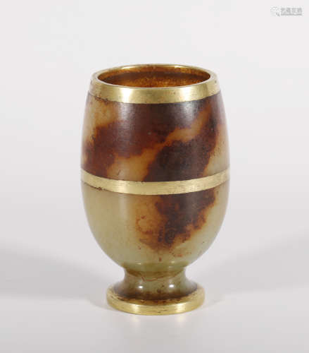 Han Dynasty - Jade Wrap Gold Cup