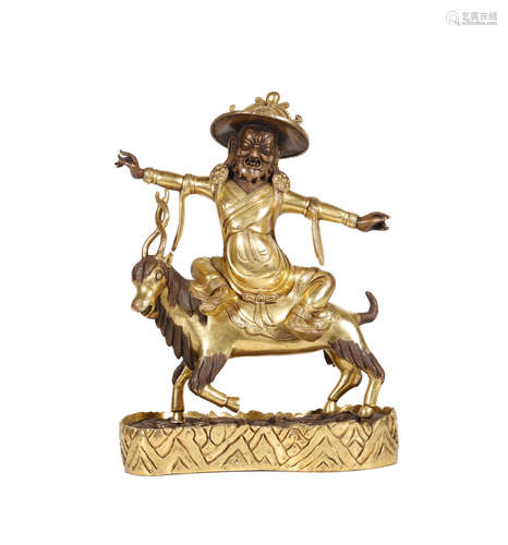 Qing Dynasty - Gilt Beast Statue