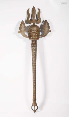 Qing Dynasty - Iron and Silver Scepter