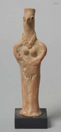 Terracotta statuette representing a \