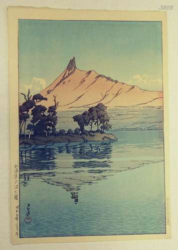 JAPANESE WOODBLOCK PRINT  HASUI KAWASE