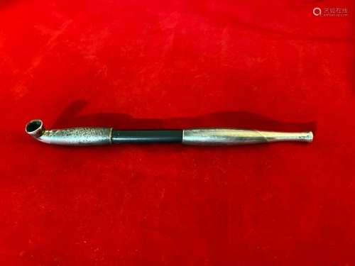 Antique Silver and Bamboo Japanese Kiseru