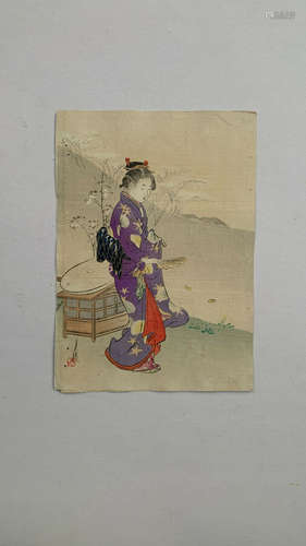 Gekko - kuchi-e circa 1910 Japanese Woodblock Prints - Ukiyo-e