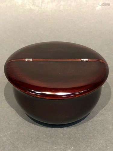 Japanese Lacquer Natsume With Makie Tea Caddy