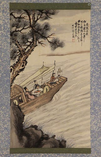 Japanese scroll painting 