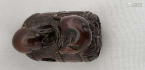 Japanese Netsuke Boxwood.