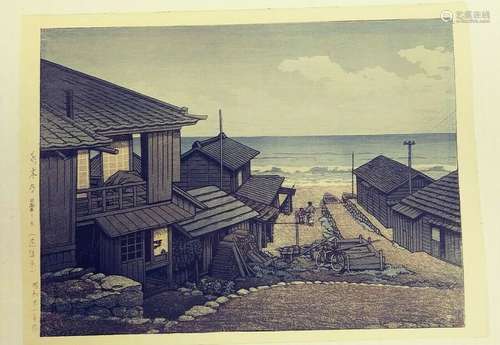 JAPANESE WOODBLOCK PRINT  HASUI KAWASE