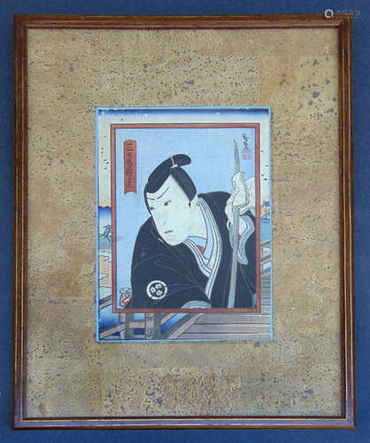 Utagawa Hirosada (1820-1863) Ukiyo-e Signed Woodblock, Very Fine, Rich Colors!