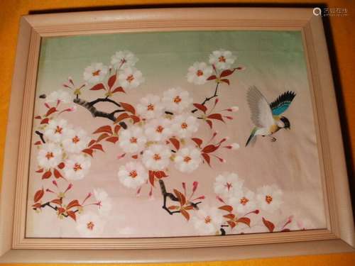 Japanese Silk Painting- Tokyo, 1952 or 1953, Author unknown