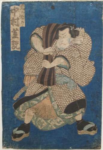 Japanese Woodblock Print Circa 1830 Artist SignedÂ Utagawaw Kunisada