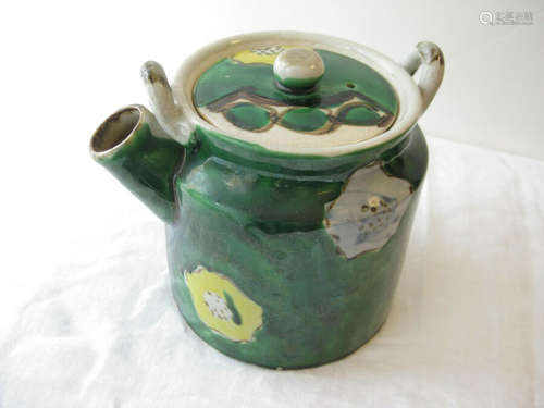 Antique Japanese Arts & Crafts teapot