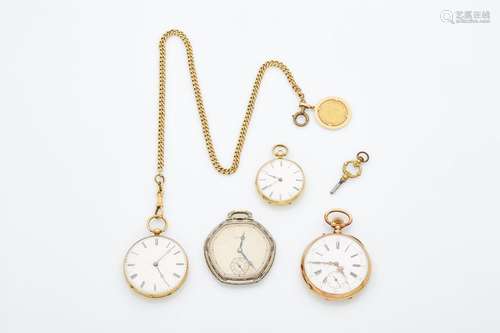 Lot De 4 Montres À Gousset: