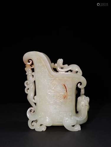 CHINESE JADE JAR, QING DYNASTY