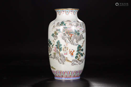 CHINESE VASE, QING DYNASTY