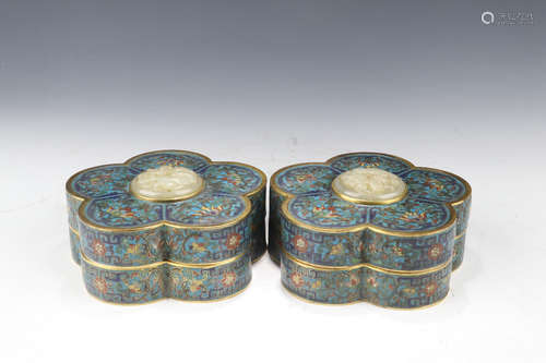 CHINESE ENARNEL BOX, QIANLONG MARK