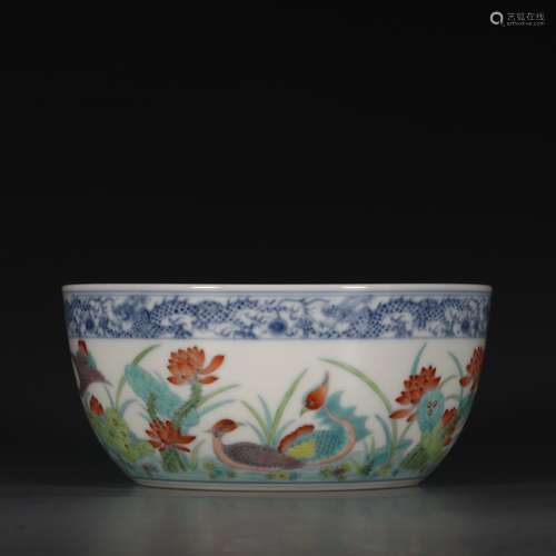 CHINESE BLUE AND WHITE BOWL, DAOGUANG MARK