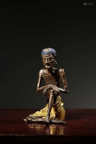 CHINESE BRONZE STATUE, MING DYNASTY