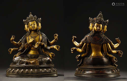 CHINESE BRONZE BUDDHA