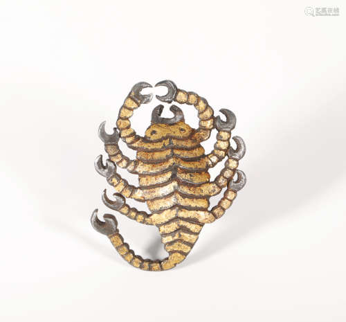 Qing Dynasty - Iron and Gold Scorpion