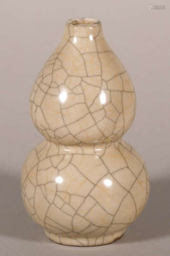 Song Dynasty - Ge Ware Gourd Vase