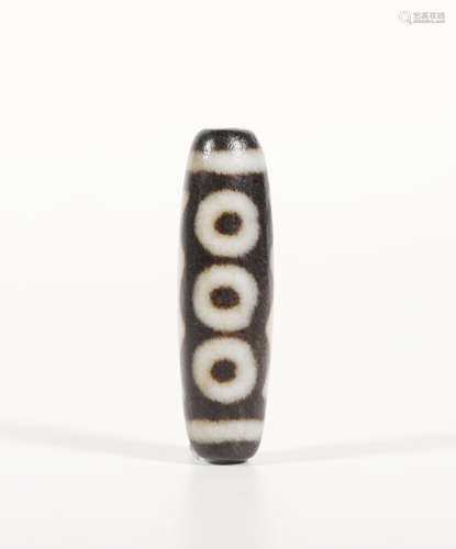 Tang Dynasty - 5 Eye Dzi Bead