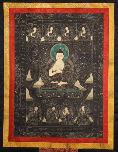 Qing Dynasty - Buddha Thangka