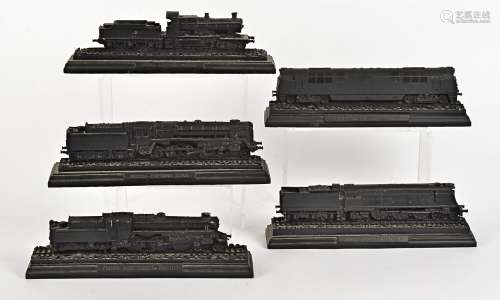 A quantity of Classique coal based locomotive models, including 75029 'The Green Knight', 3440 'City