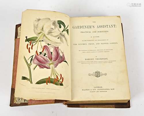 A copy of 'The Gardener's Assistant: Practical and Scientific' by Robert Thompson, published 1859,