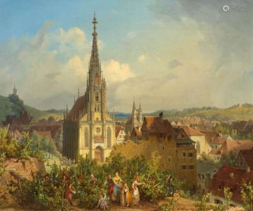 MICHAEL NEHER (1798 Munich 1876) The wine harvest …