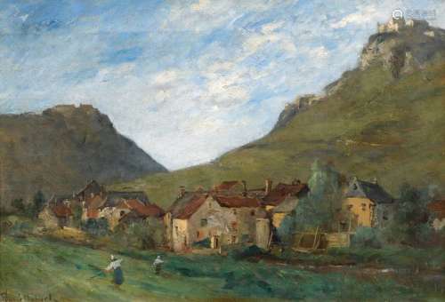PAUL DÉSIRÉ TROUILLEBERT (1829 Paris 1900) Village…