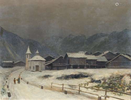 CHERUBINO PATA (Sonogno 1827–1899 Gordola) Village…