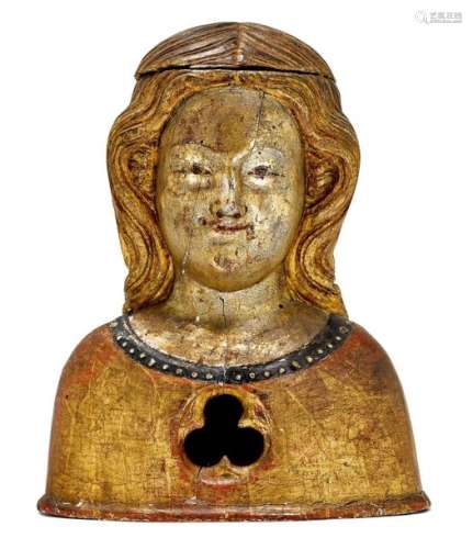 RELIQUARY BUST, Rhenish, 1st half of the 14th cent…