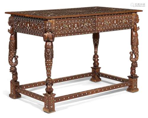 INLAID TABLE, Indo Portuguese. Goa, 17th/18th cent…