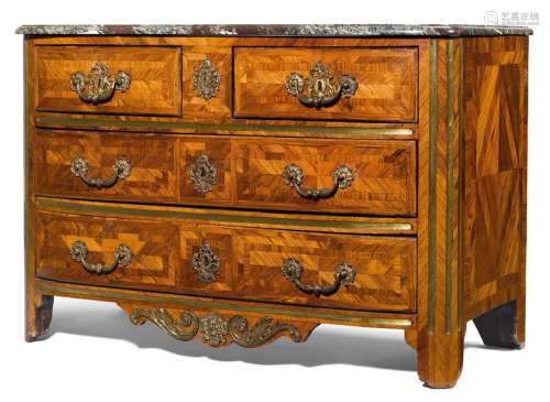 COMMODE, Louis XIV/Régence, Paris ca. 1710/20. Tul…