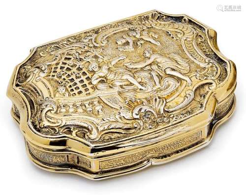 SILVER GILT TABATIERE, Probably Paris, end of the …