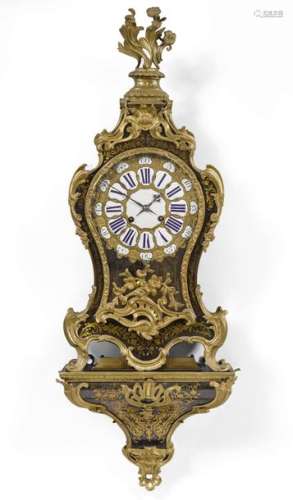 BOULLE CLOCK ON BASE, Louis XV, Berne ca. 1750. Ca…