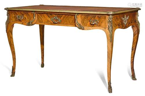 SMALL BUREAU PLAT, Louis XV, France ca. 1750. Rose…