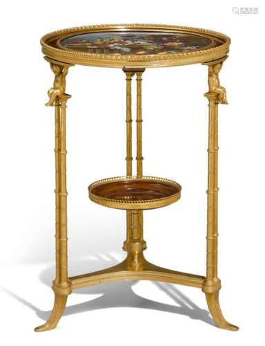 OPULENT DECORATIVE TABLE, France, Paris, 1st quart…