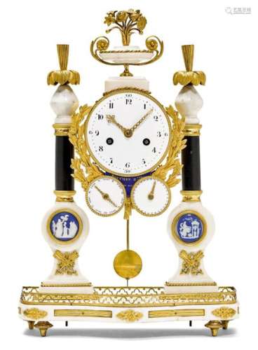 PORTAL CLOCK WITH DAY AND DATE, Louis XVI, Paris c…
