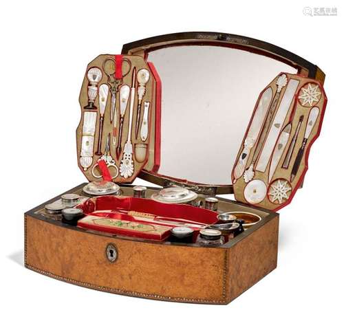 LARGE TRAVEL NECESSAIRE, Restoration, Paris, 1819 …