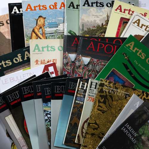 Large collection of Arts of Asia Issues ranging from the 1970's and 1980's, approx 76 in total