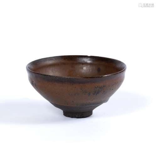 Jian ware tea bowl Chinese, Northern Song dynasty (960-1127) decorated with hare's fur glaze 11cm
