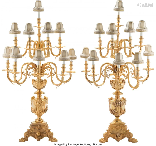 61273: A Pair of Monumental French Louis X…