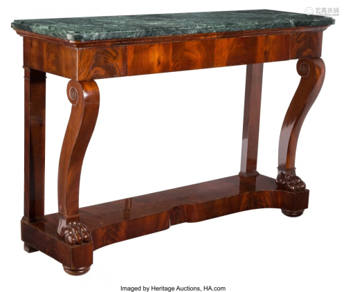 61101: An Empire-Style Mahogany Console T…