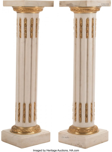 61193: A Pair of French Louis XVI-Style Gilt …